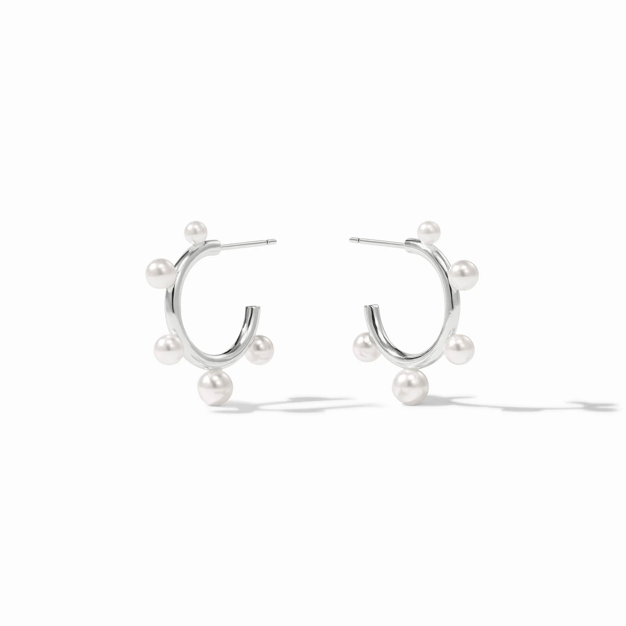 Hydra Stone Silver Hoop - Image 2