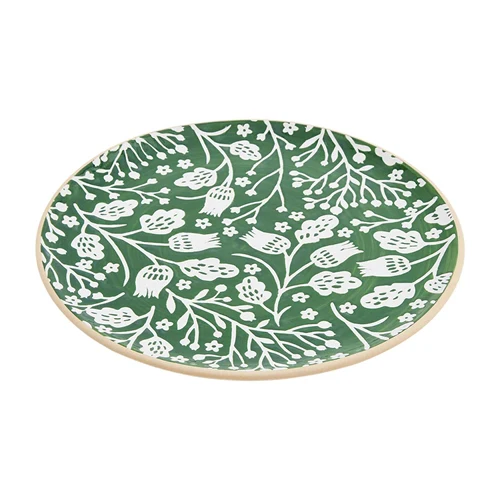 Indigo/Green Platter