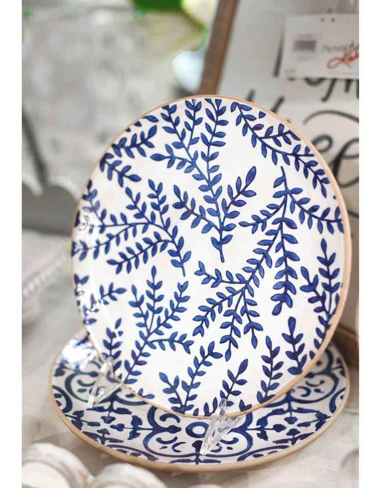 INDIGO SALAD PLATES
