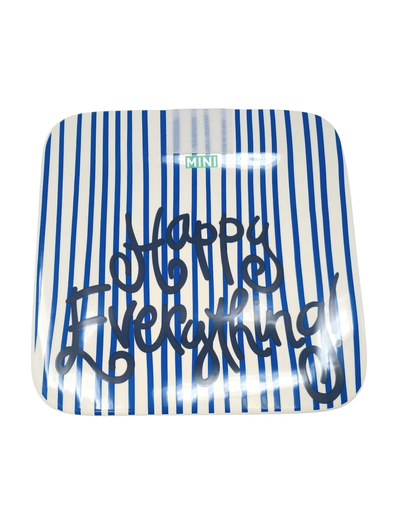 Indigo Skinny Stripe Mini Happy Everything Platter