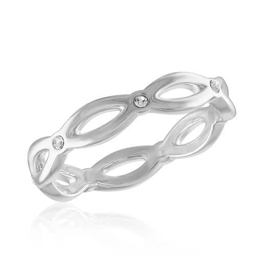 Infinite CZ Loop Stack Ring - Image 2