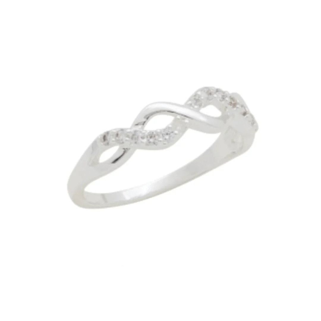 Infinity CZ Stack Ring - Image 3