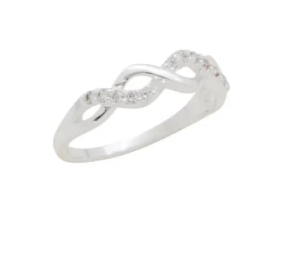 Infinity CZ Stack Ring - Image 9