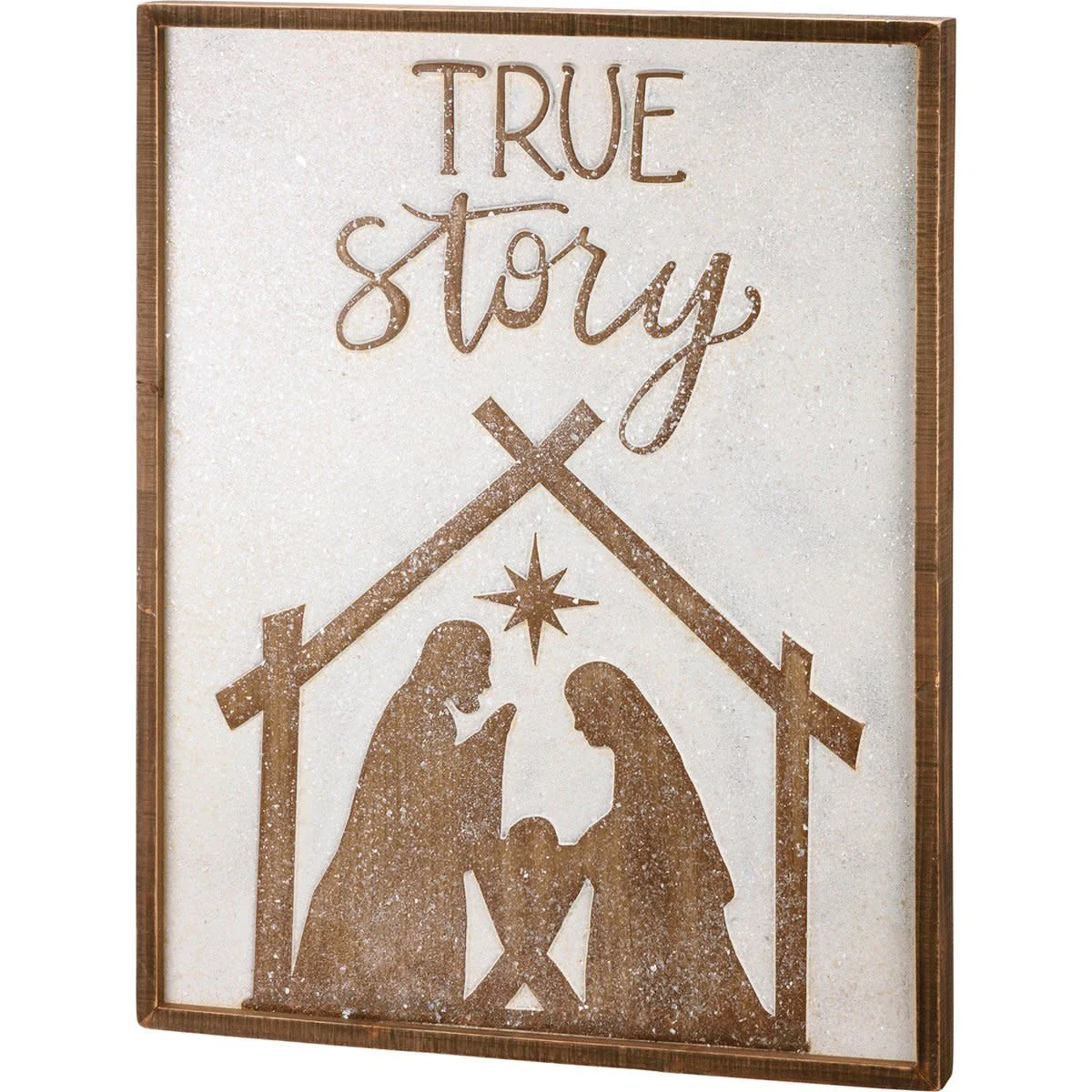 Inset Box Sign - True Story