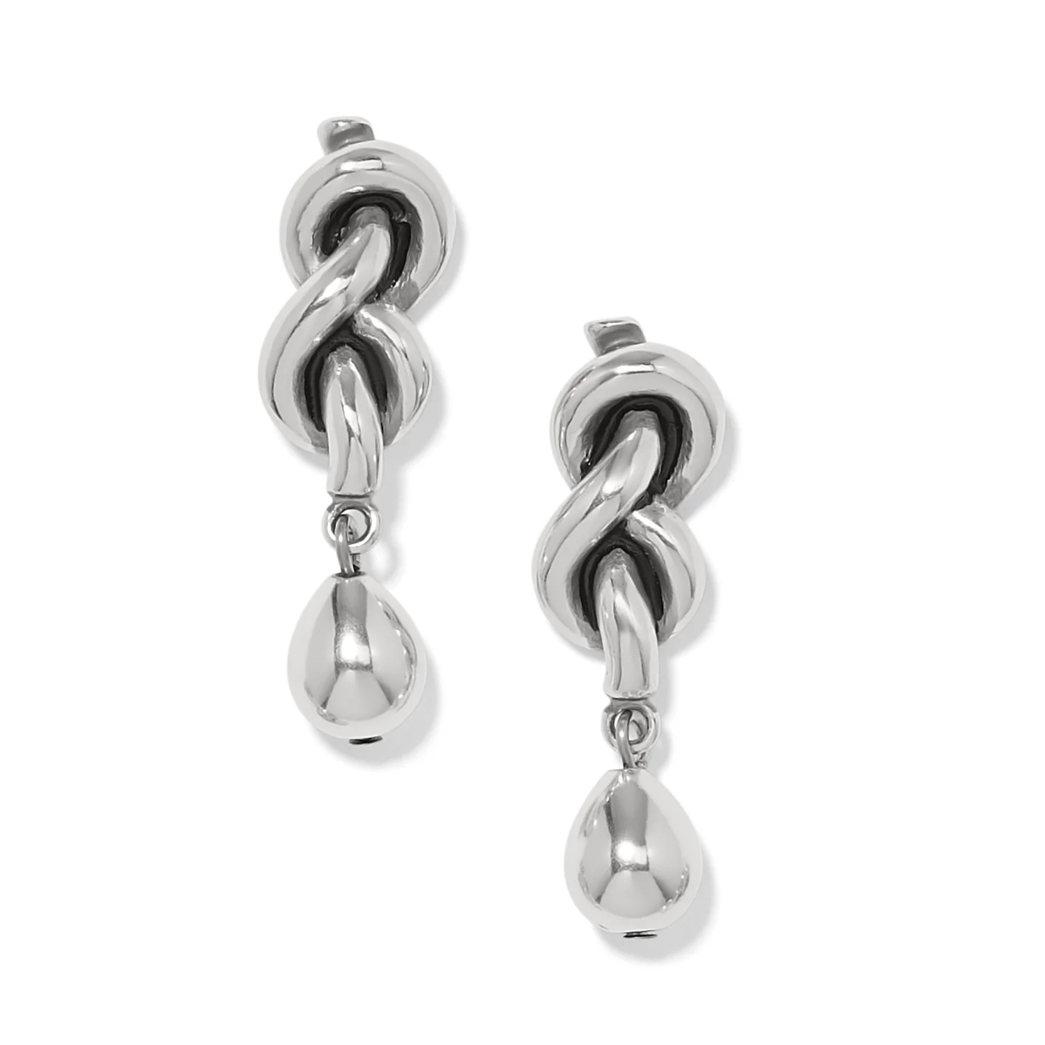 Interlok Single Knot Drop Earrings - Image 5