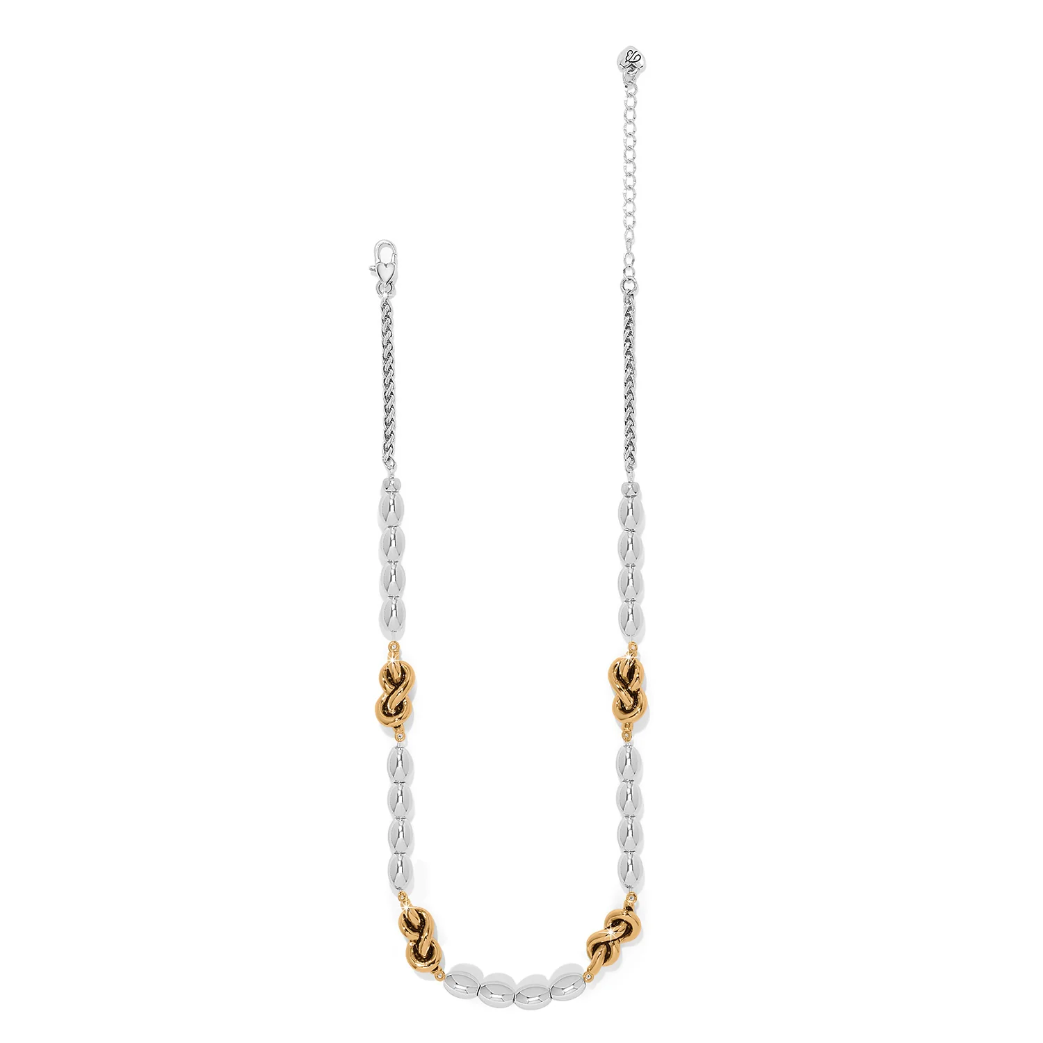 Interlok Single Knot Drops Collar Necklace - Image 2