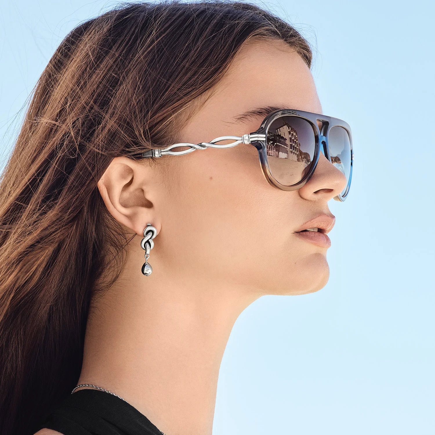 Interlok Twist Aviator Sunglasses - Image 4