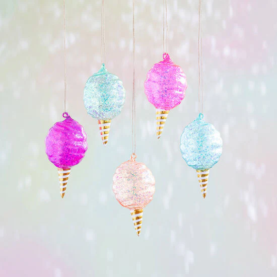 Iridescent Cotton Candy Ornament - Image 5