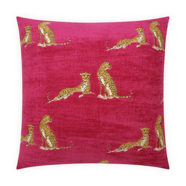 Little Iris Pillow Fuchsia - Image 3