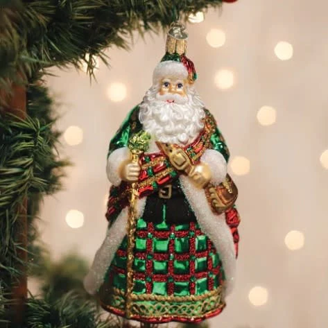 Irish Father Christmas Ornament