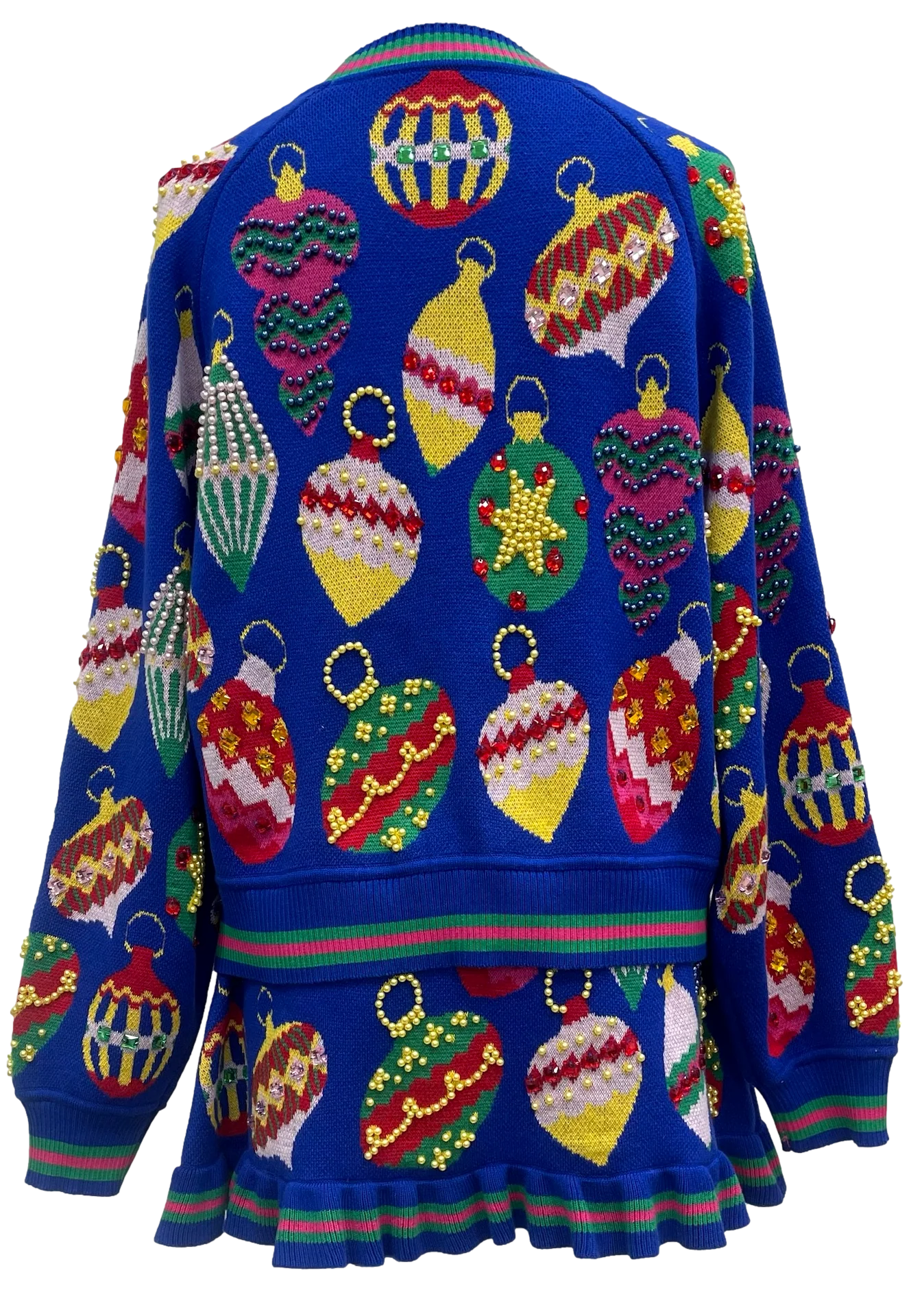 Ivy Multi Jeweled Ornament Button up Cardigan - Image 2