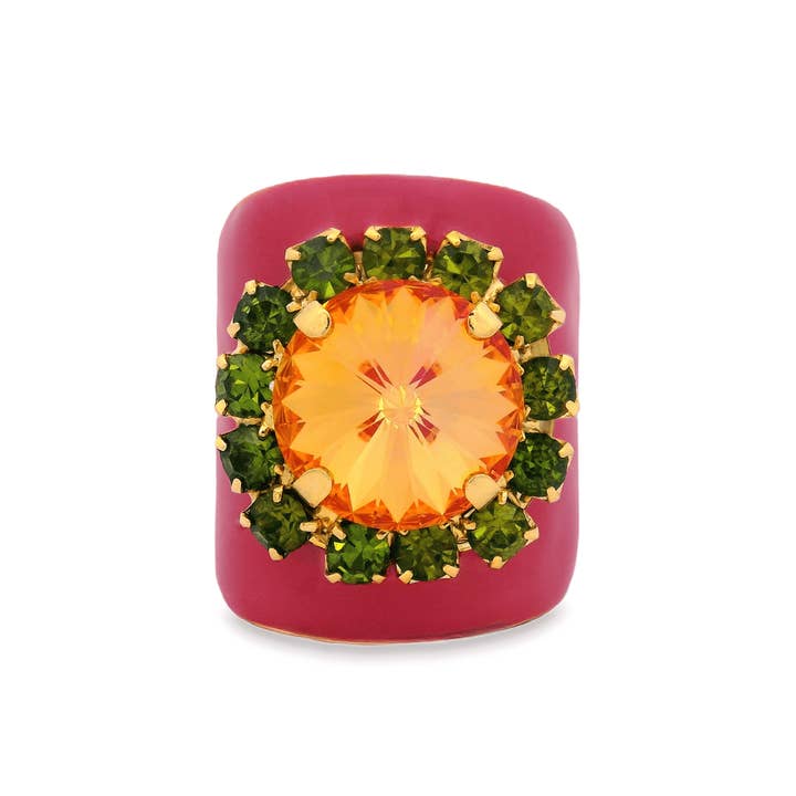 Jacci Rings in Enamel Midnight Express - Image 2