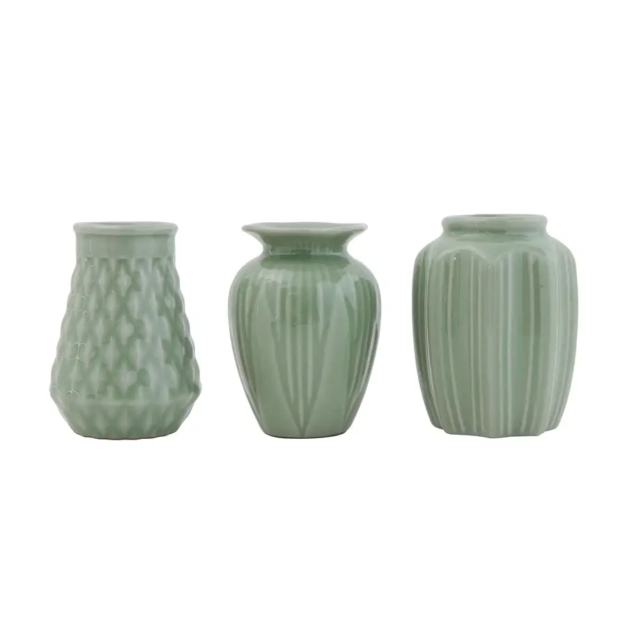 Jade Stoneware Vase - Image 2