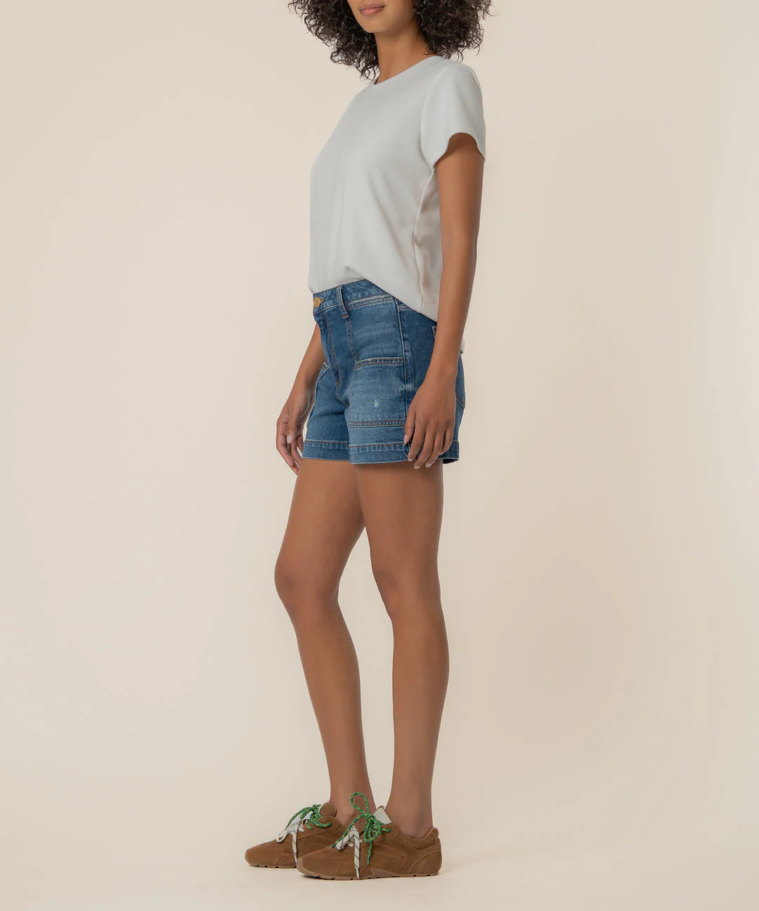 Jane High Rise Short With Pork Chop Pockets - Image 2