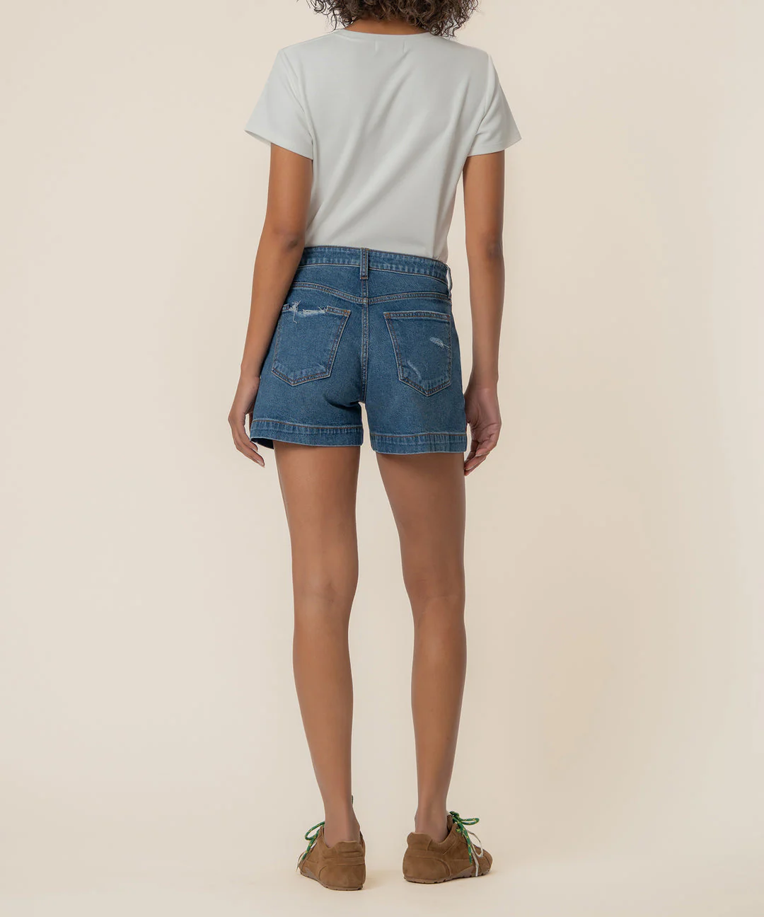 Jane High Rise Short With Pork Chop Pockets - Image 3