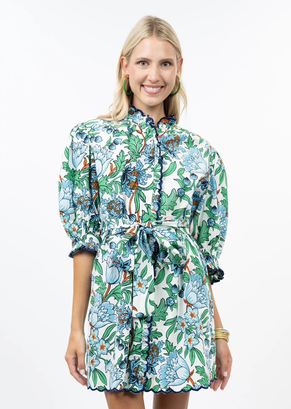 Janice Scallop Front Dress - Image 4
