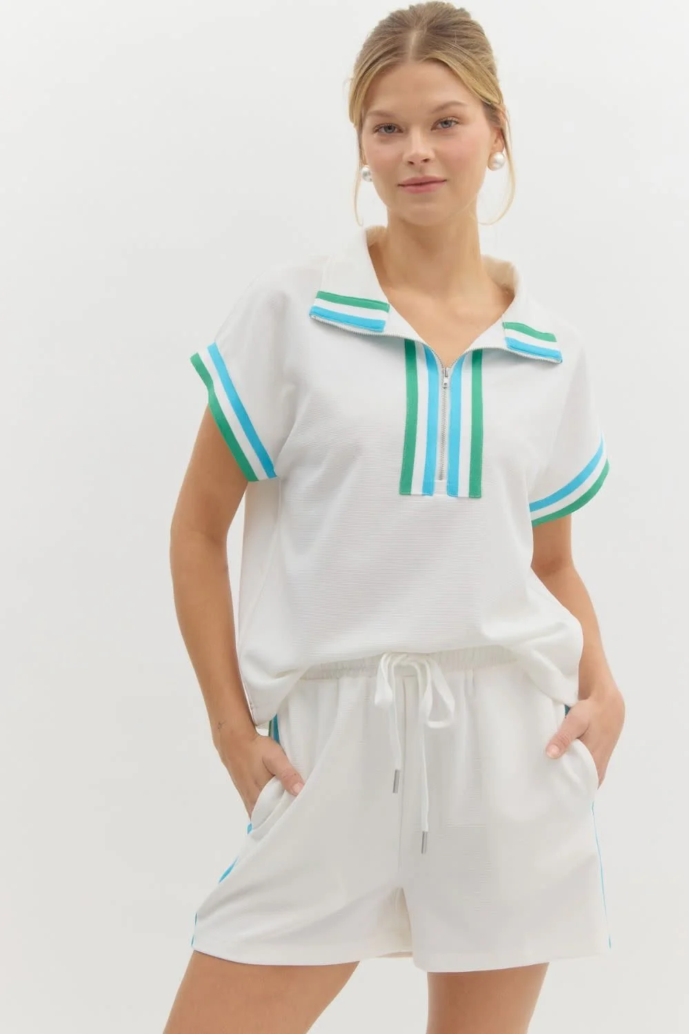 Jasmine Jersey Knit Shorts - Image 6