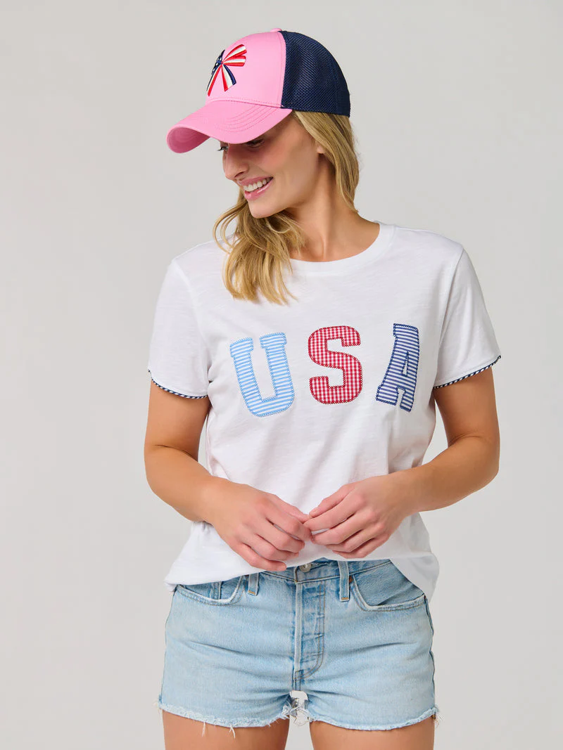 Jenny "USA" Relaxed Tee - Image 3