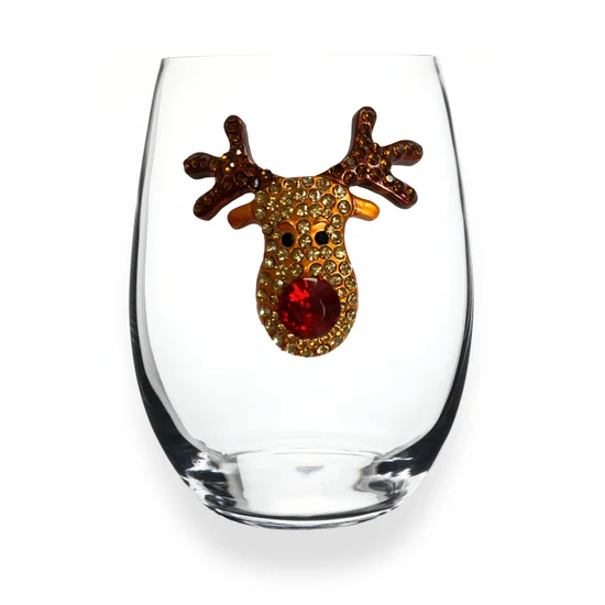 Jeweled Stemless Wine Glass - Image 56