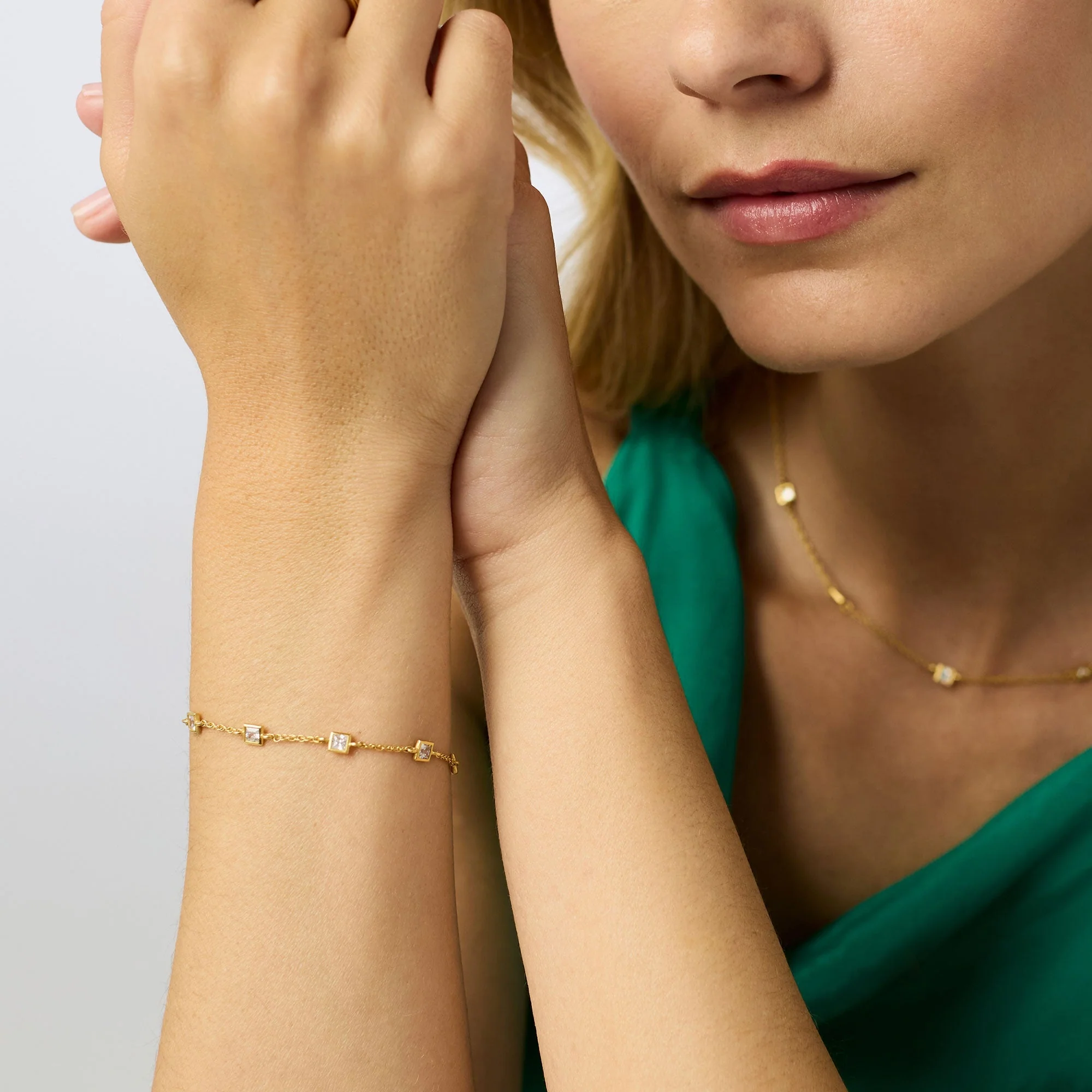 Jolie Delicate Bracelet Cubic Zirconia - Image 3