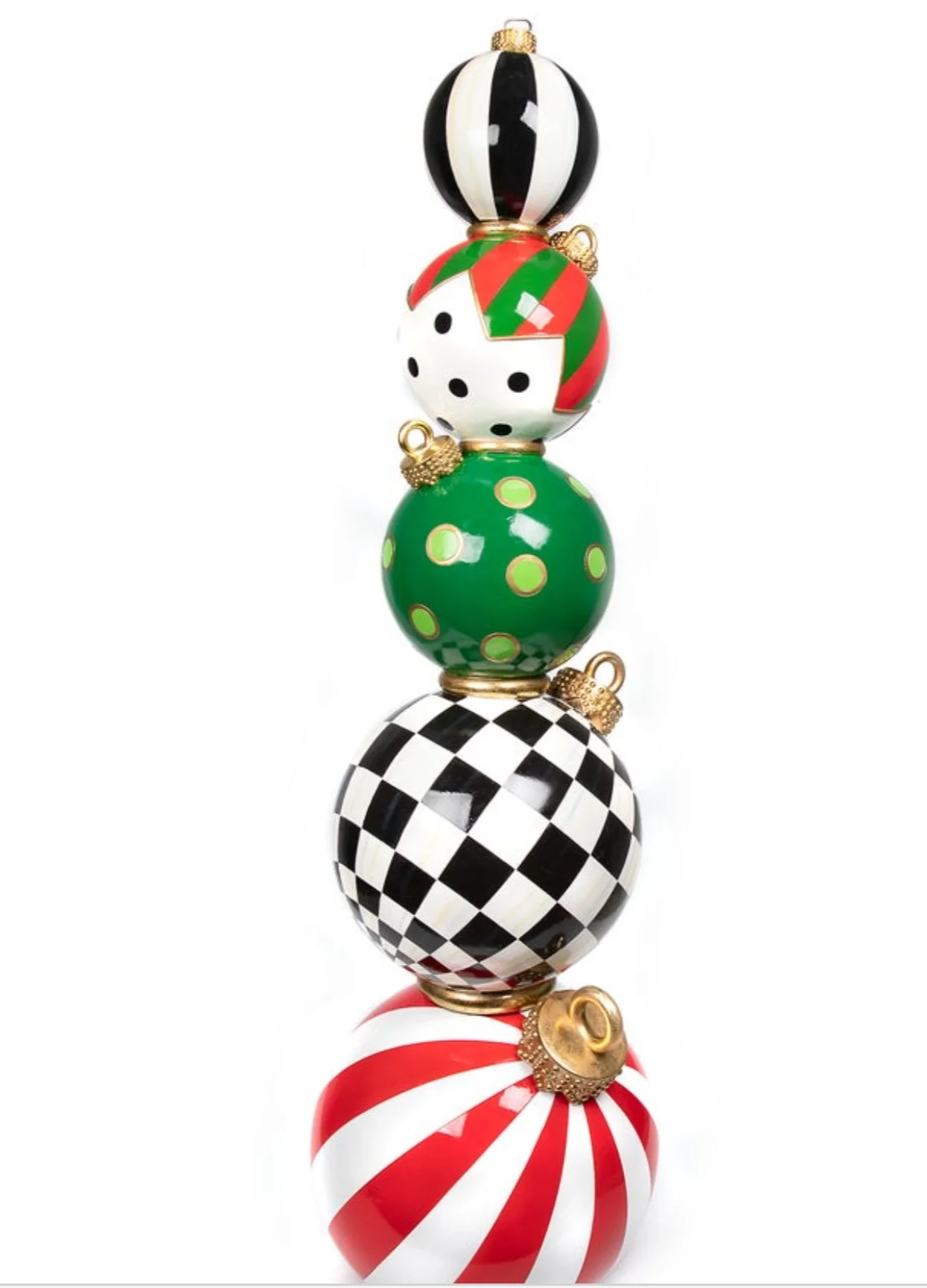 Jolly Stacked Ornaments Trophy
