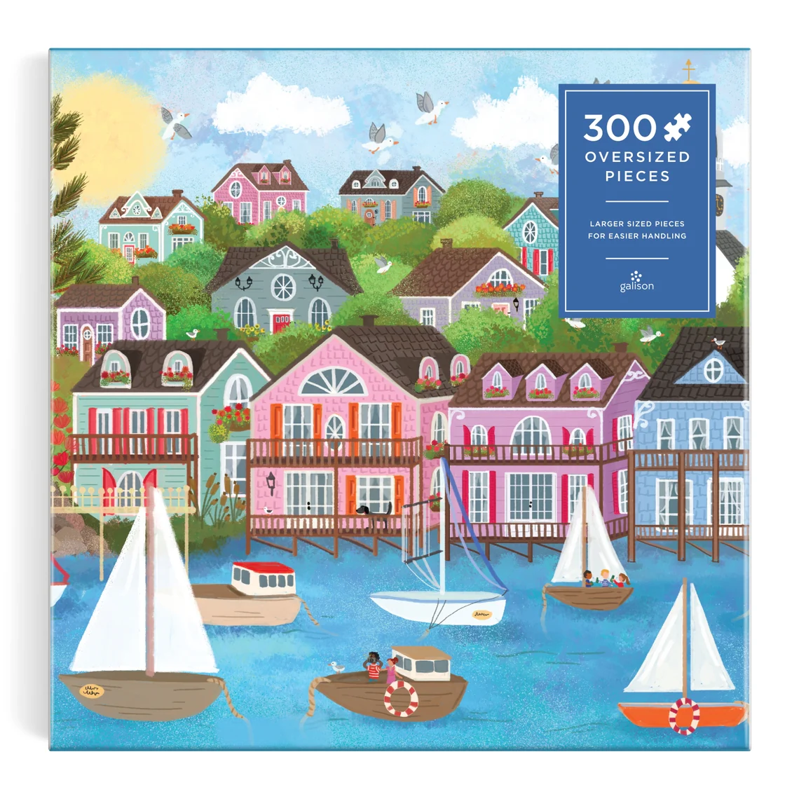 Joy Laforme Harbor By the Sea 300 Piece Puzzle