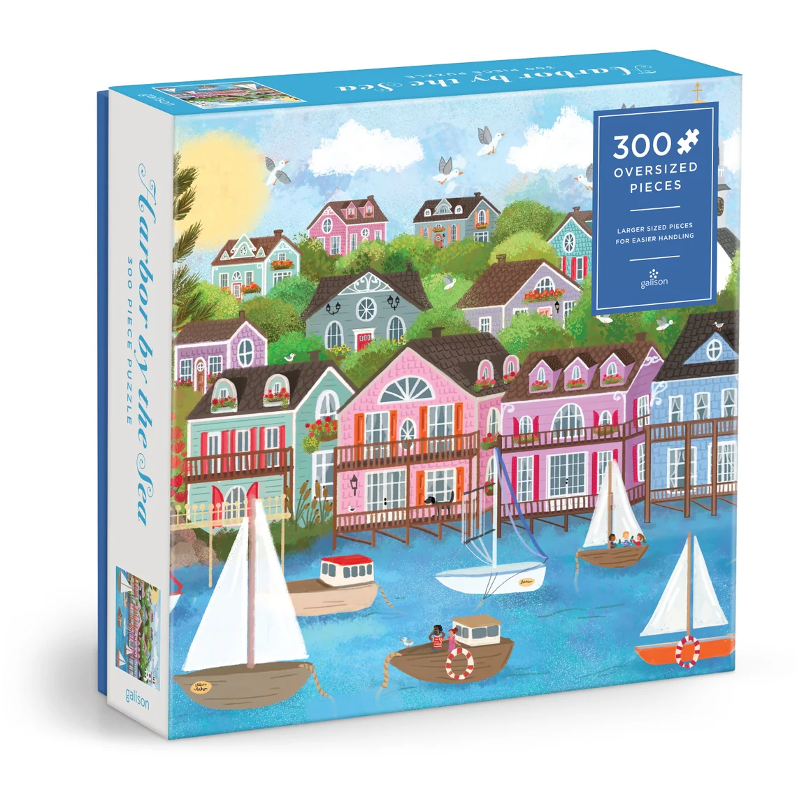 Joy Laforme Harbor By the Sea 300 Piece Puzzle - Image 2