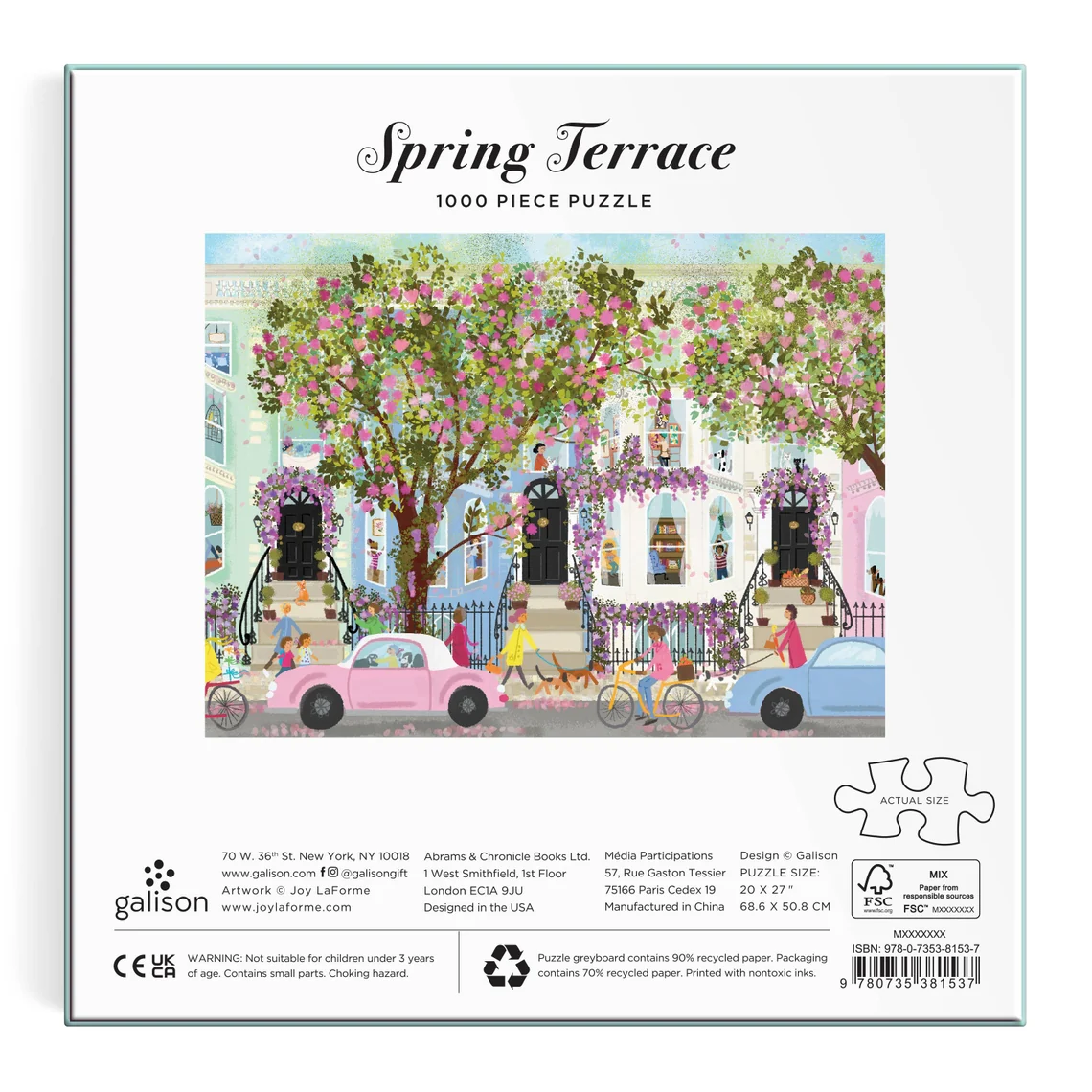 Joy Laforme Spring Terrace 1000 Piece Puzzle - Image 2
