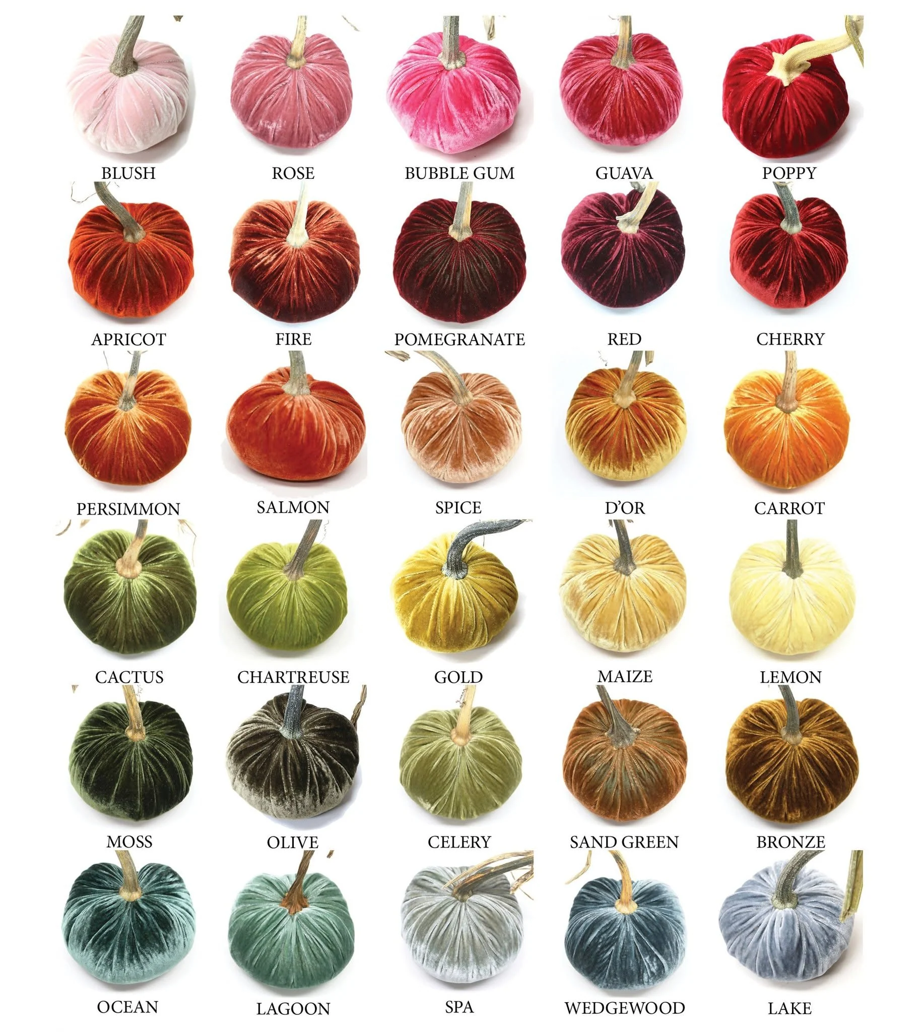 Jumbo Velvet Pumpkin