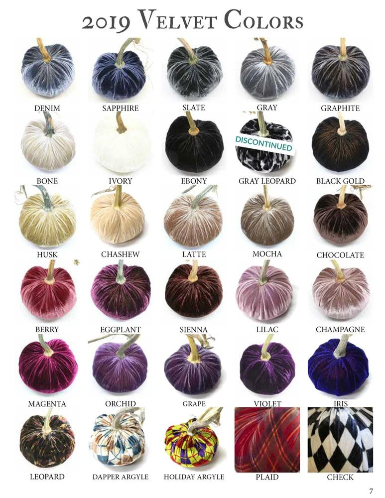 Jumbo Velvet Pumpkin - Image 2