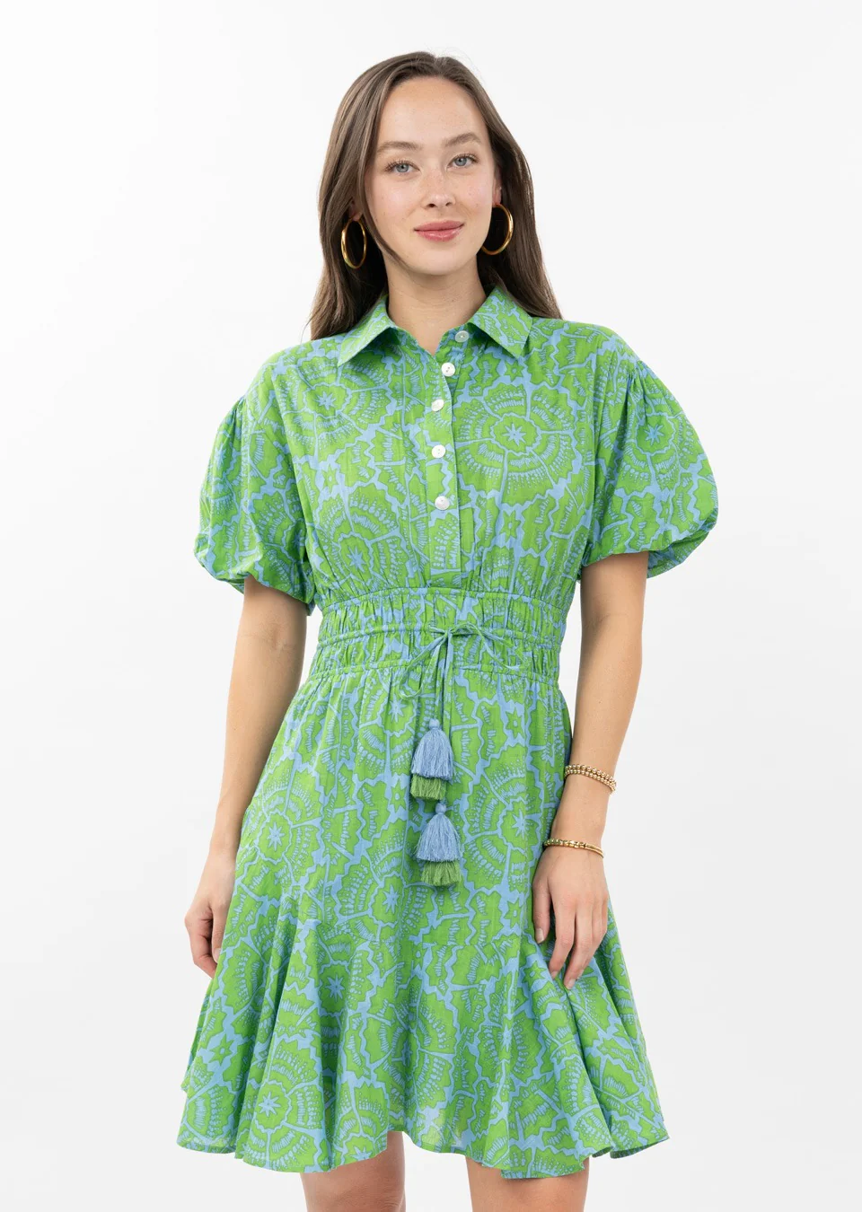 Kayla Flounced Hem Shirt Dress - Image 3