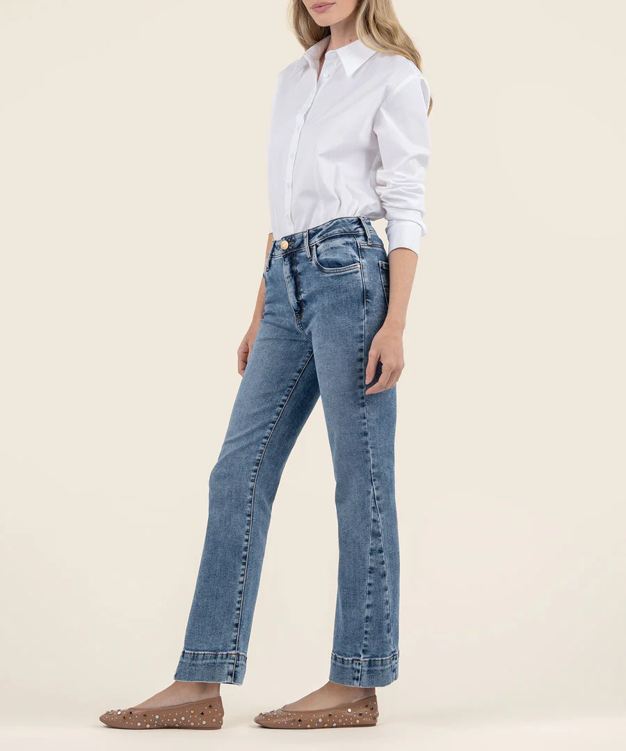 Kelsey High Rise Ankle Wide Hem Side Btm Inset - Image 2