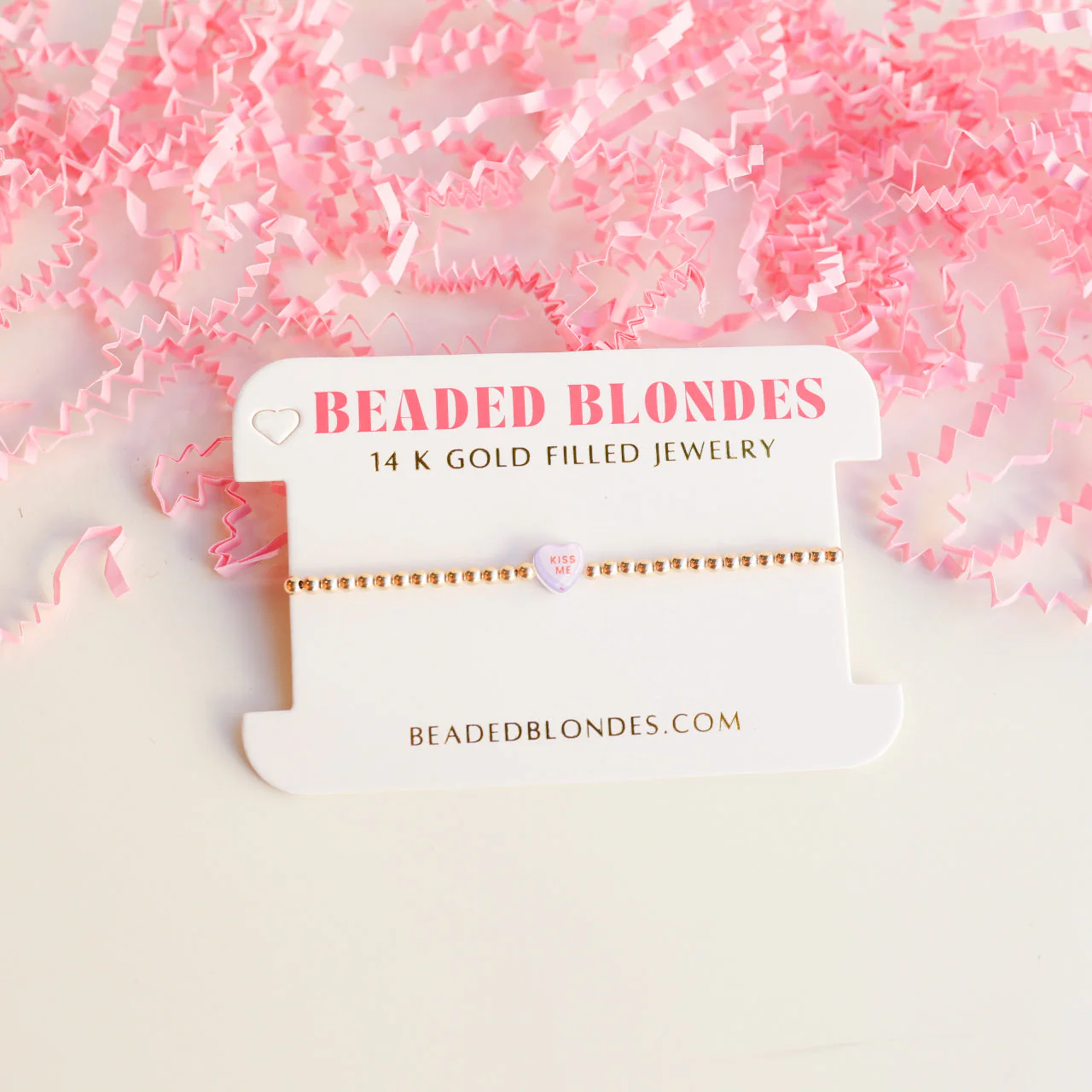 Kiss Me BB Bead Bracelet