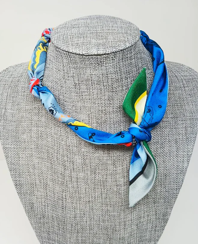 Knotted Scarf Necklace - Image 33
