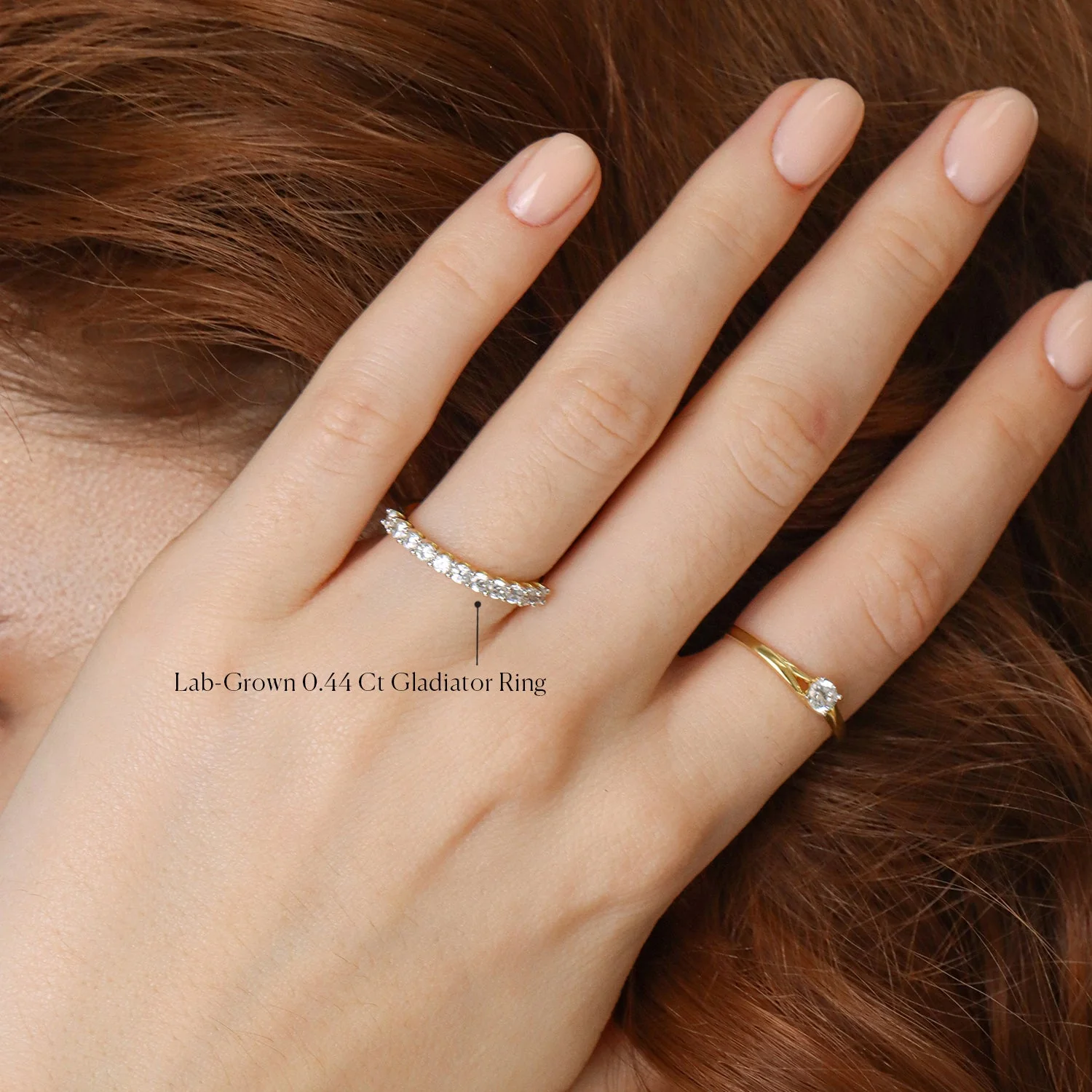 Lab-Grown 0.44 Ct Gladiator Ring - Image 2