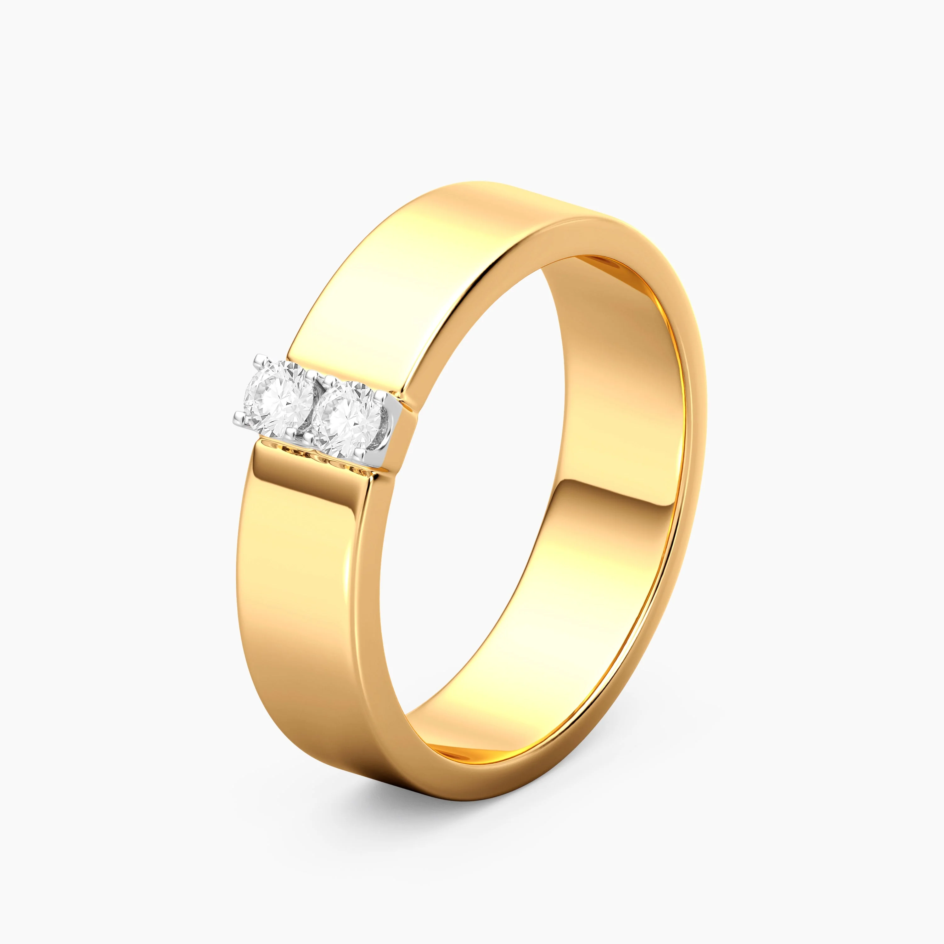 Lab-Grown Duo Band Ring - Image 3