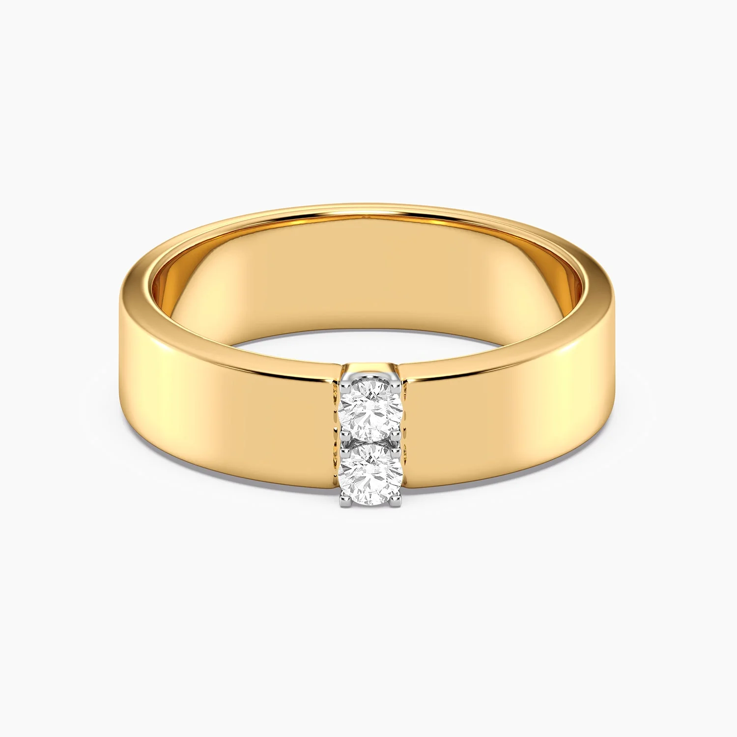 Lab-Grown Duo Band Ring - Image 7