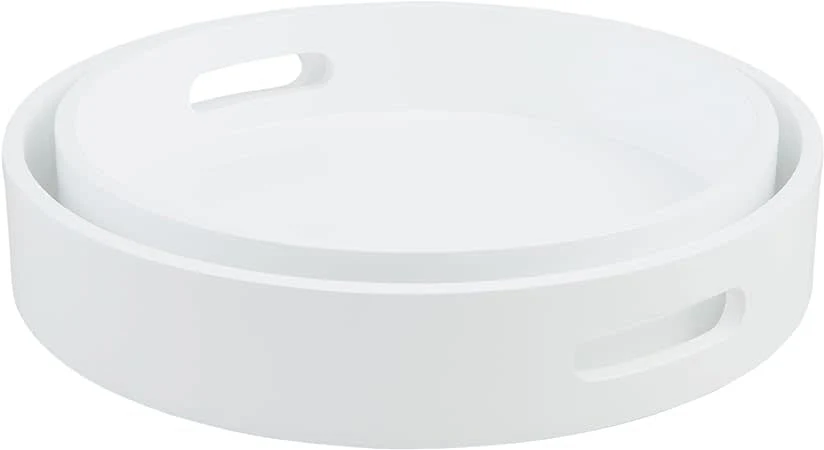 Lacquer Tray - White