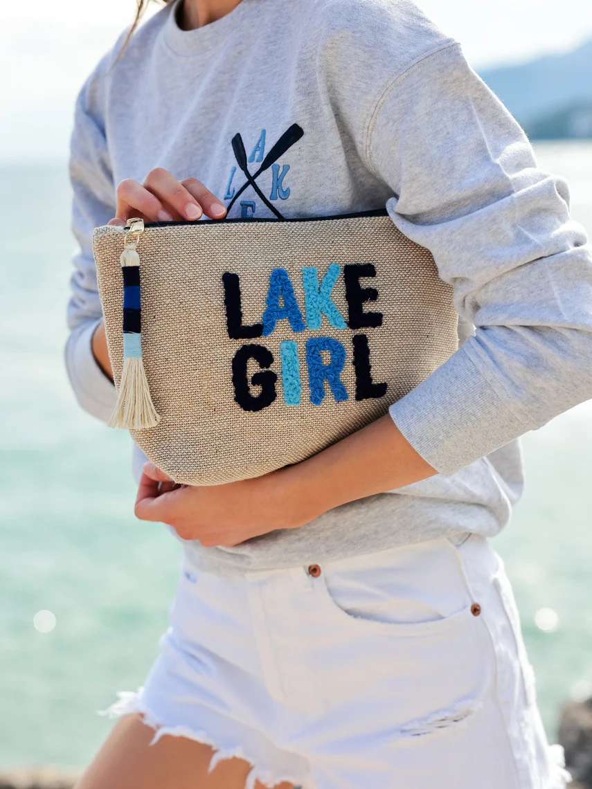 Lake Girl Zip Pouch Natural - Image 2