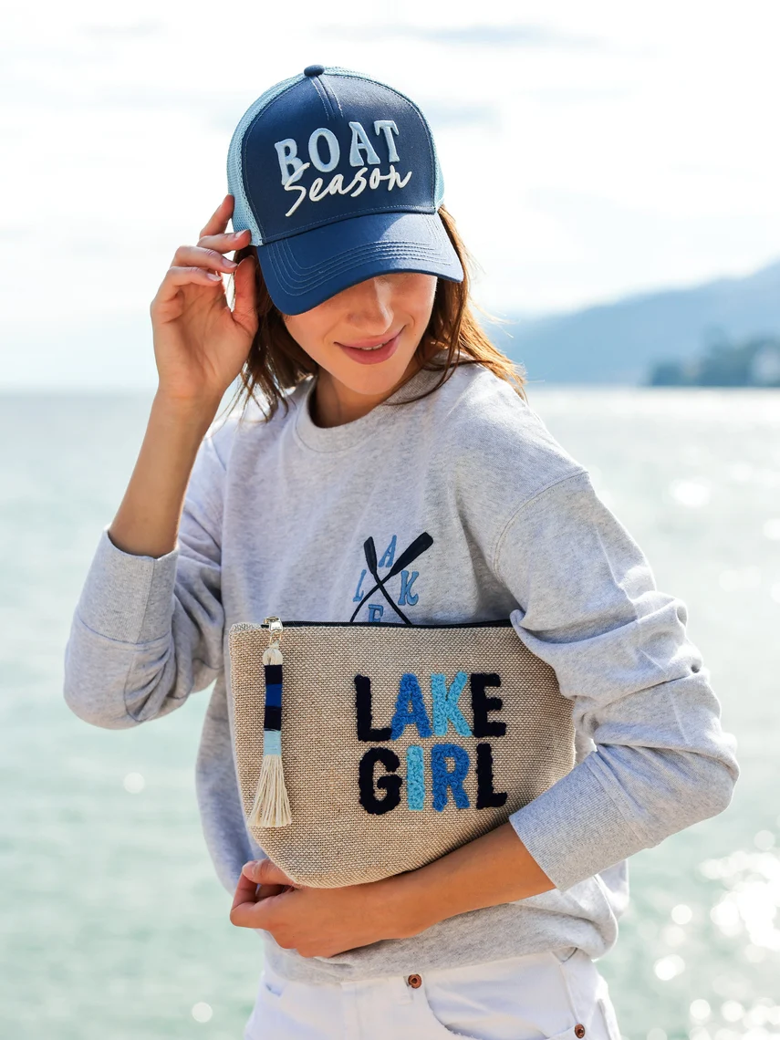 Lake Girl Zip Pouch Natural - Image 3