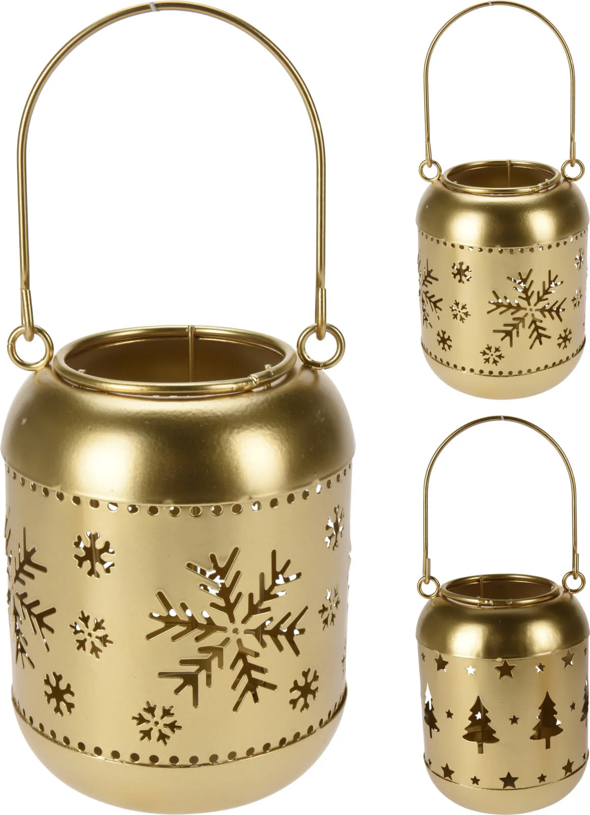Lantern Gold 12x16cm