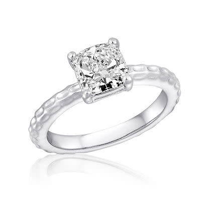Large CZ Square Stack Ring - Image 5