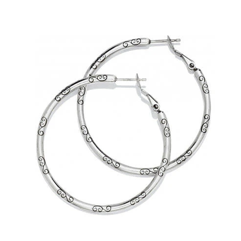 Large Earring Charm Hoops - Image 2
