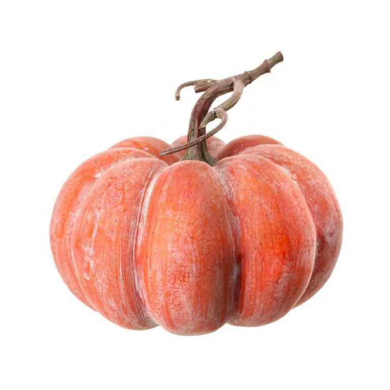Latex Weathered Pumpkin With Vine - Image 5
