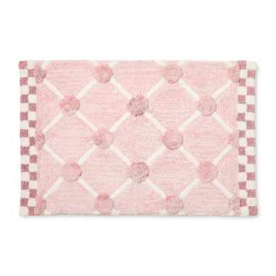 Lattice & Dot Bath Rug - Image 2