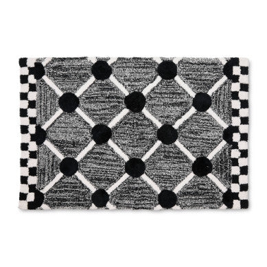 Lattice & Dot Bath Rug - Image 3