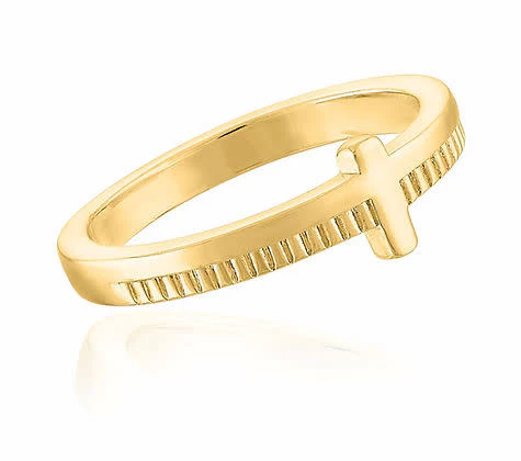Layered Bar Gold Layers Ring - Image 5
