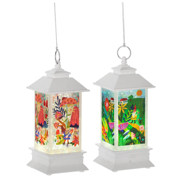LED Light Up Whimsy Gnome Mini Shimmer Lantern