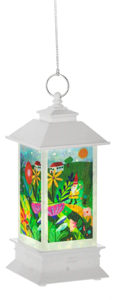 LED Light Up Whimsy Gnome Mini Shimmer Lantern - Image 3