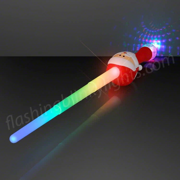 Led Santa Toy Sword Expandable Saber